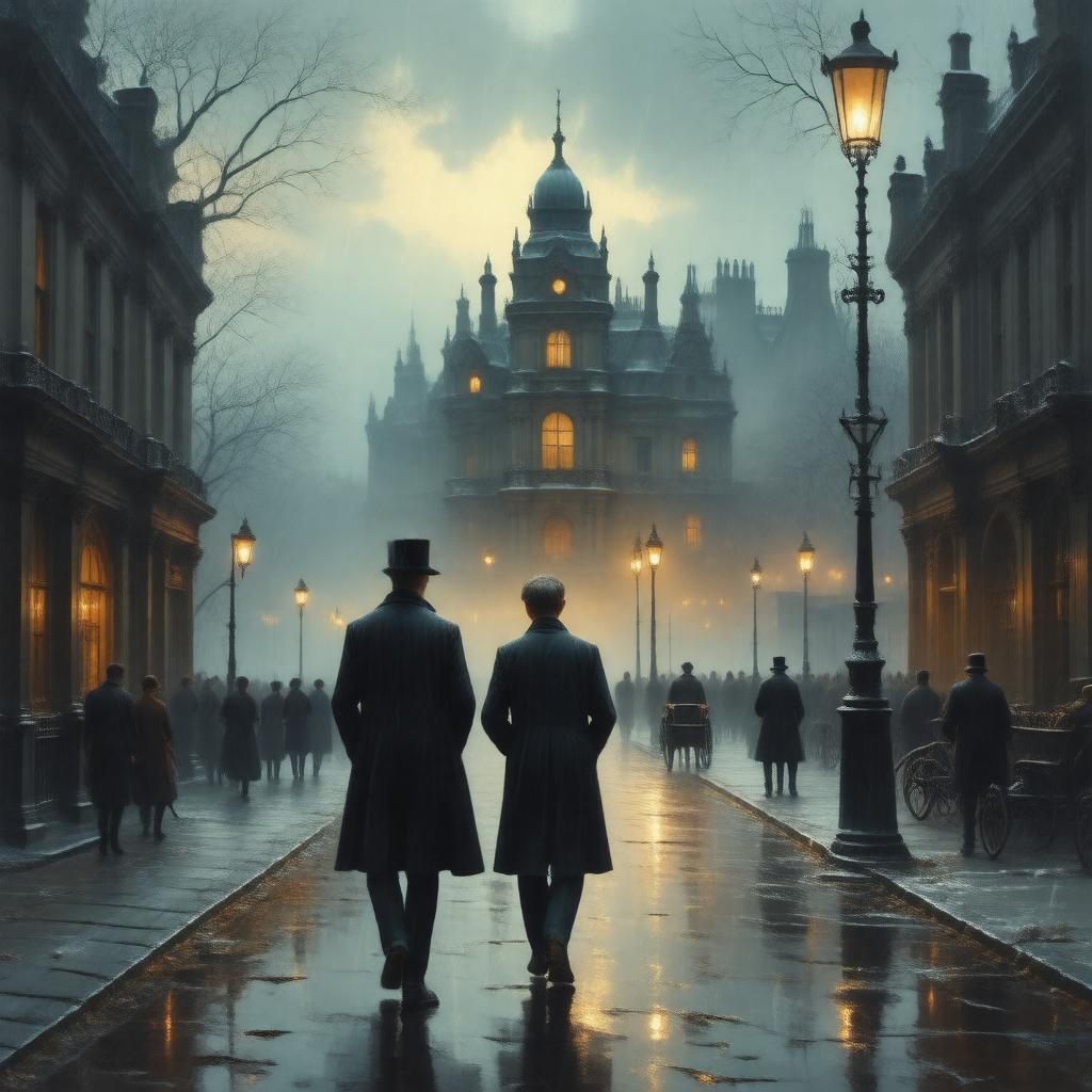 Click to view larger image AI-created image of The Adventure of the Illustrious Client