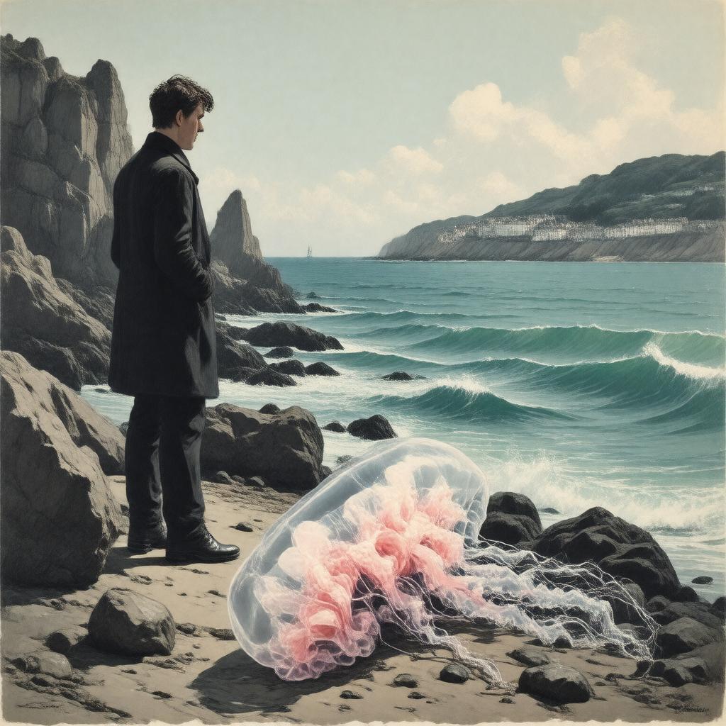 AI-created image of The Adventure of the Lion's Mane