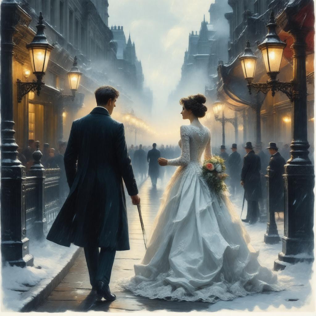 AI-created image of The Adventure of the Noble Bachelor