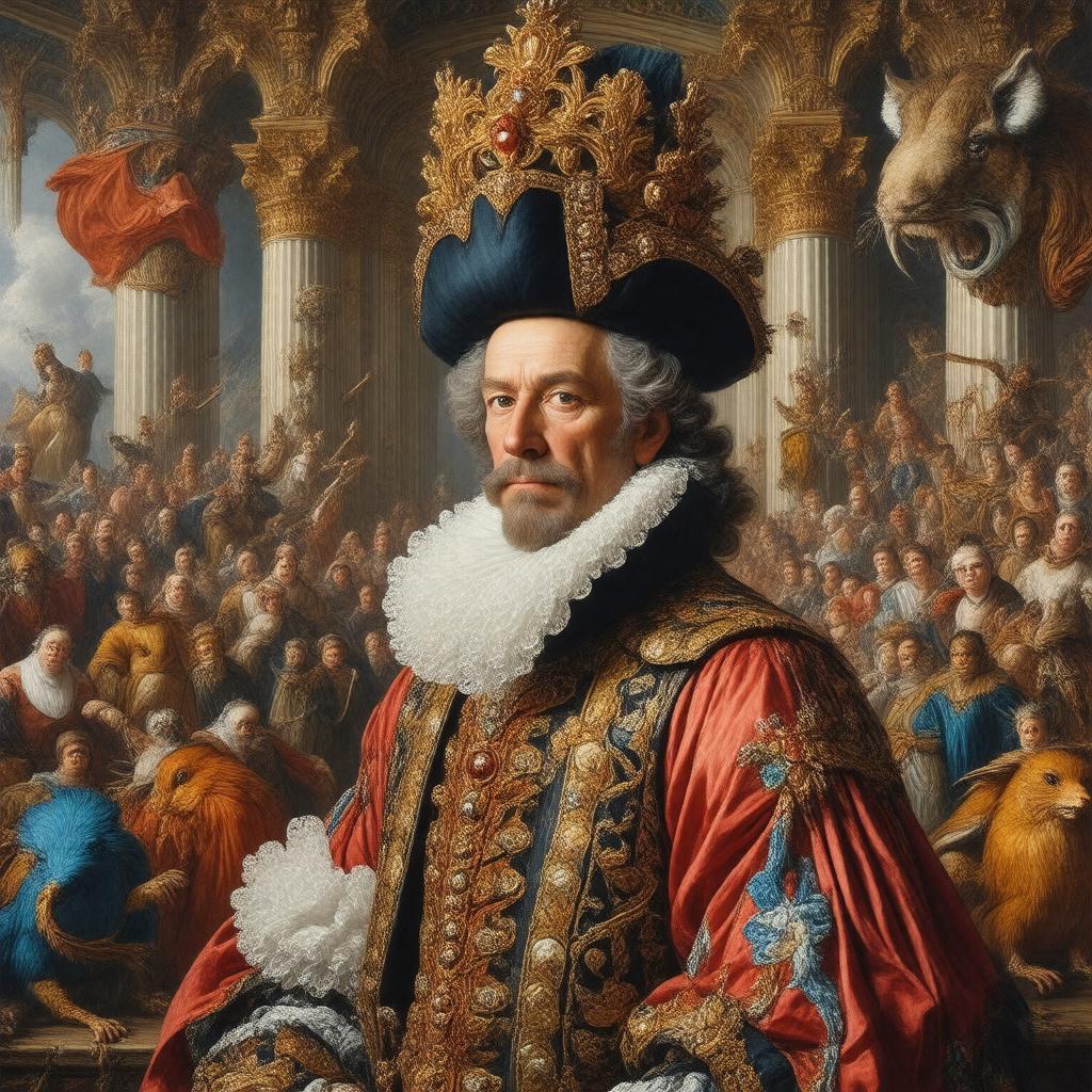 AI-created image of The Adventures of Baron Munchausen