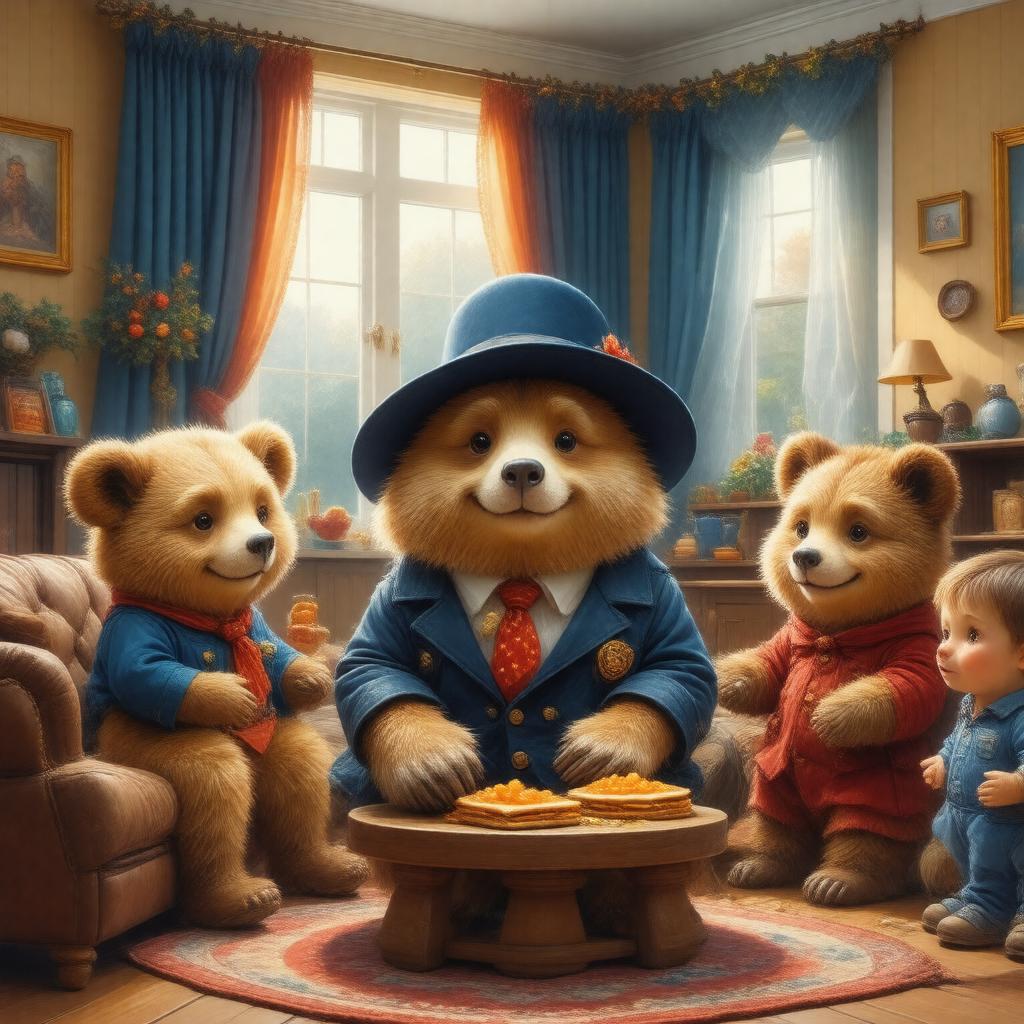 AI-created image of The Adventures of Paddington Bear (1997 TV series)