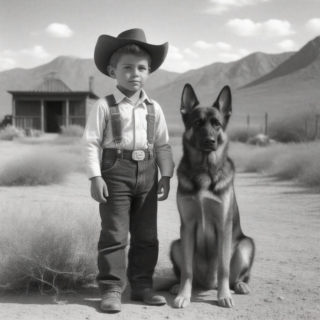 AI-created image of The Adventures of Rin Tin Tin