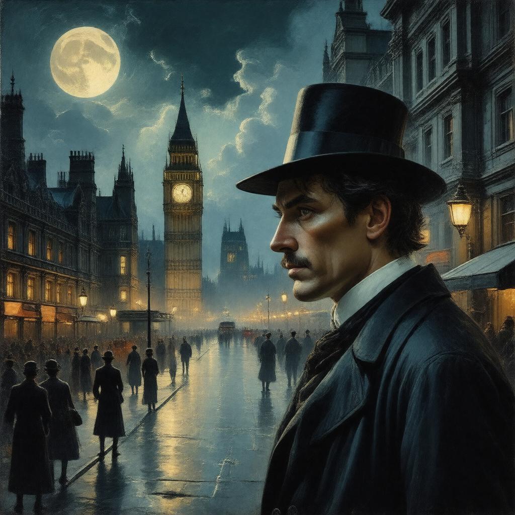 AI-created image of The Adventures of Sherlock Holmes