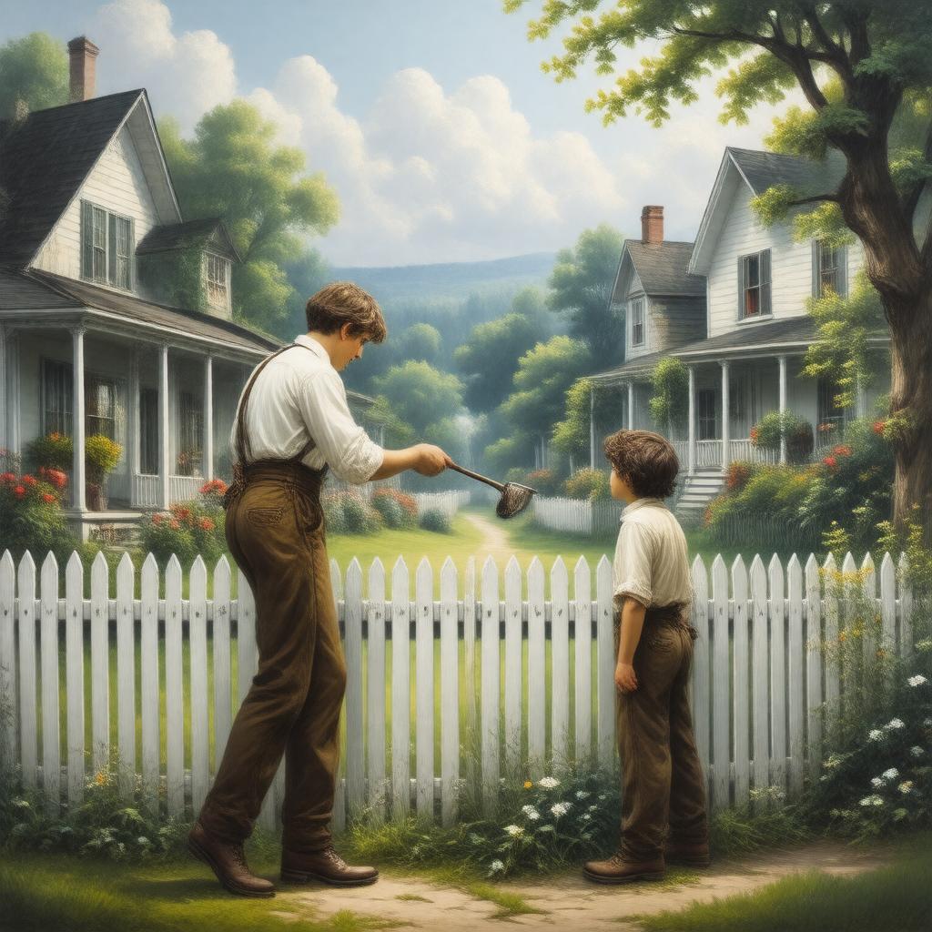AI-created image of The Adventures of Tom Sawyer (1973 musical)