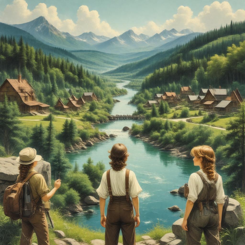 AI-created image of The Adventures of Tom Sawyer (1986 TV series)