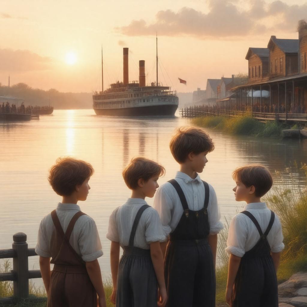 AI-created image of The Adventures of Tom Sawyer (2023 TV series)