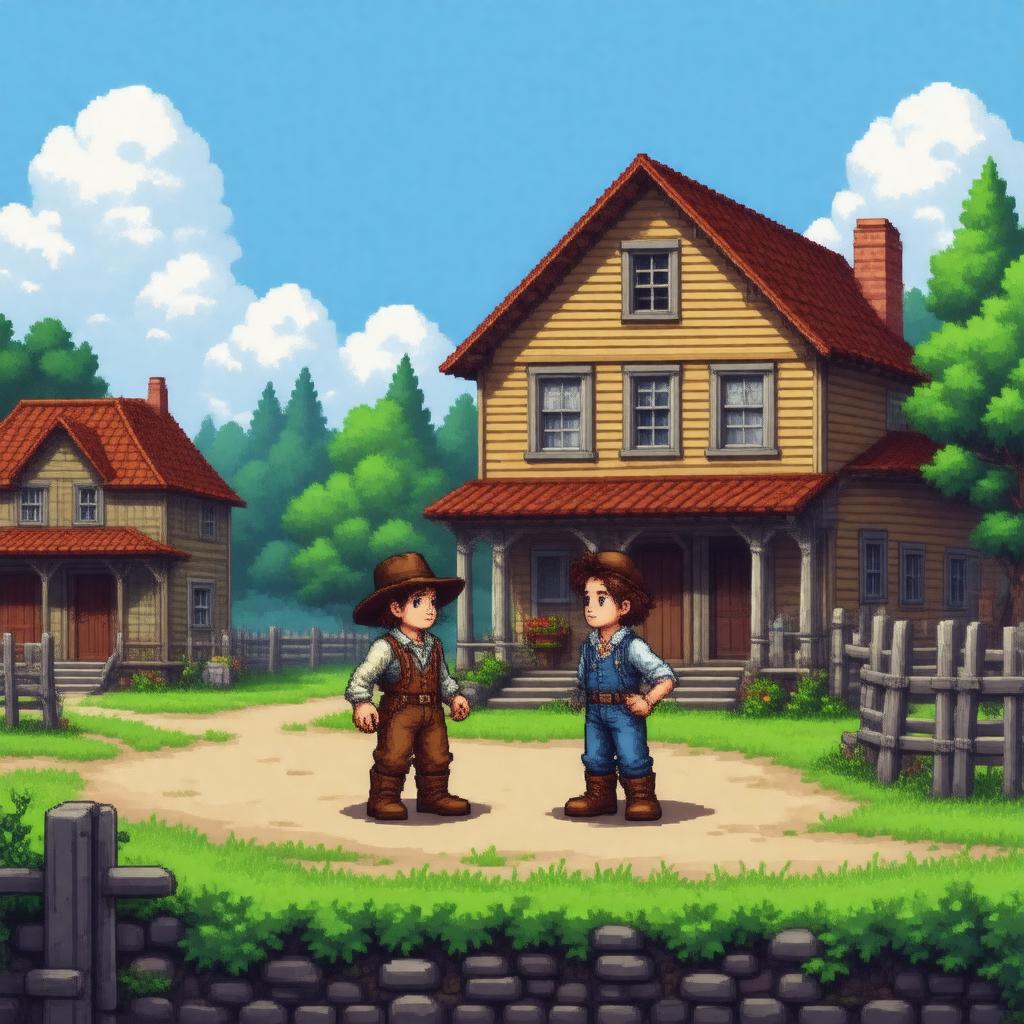 AI-created image of The Adventures of Tom Sawyer (video game)
