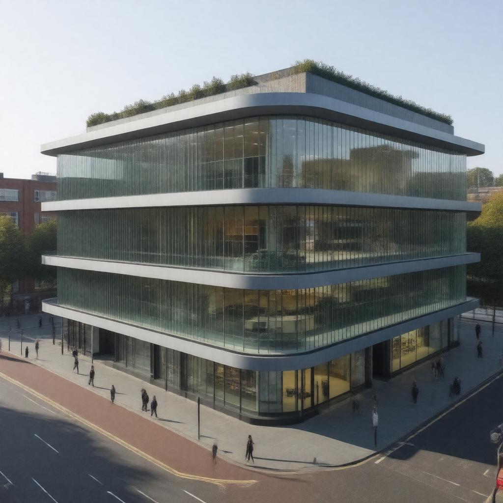 Click to view larger image AI-created image of The Alan Turing Building