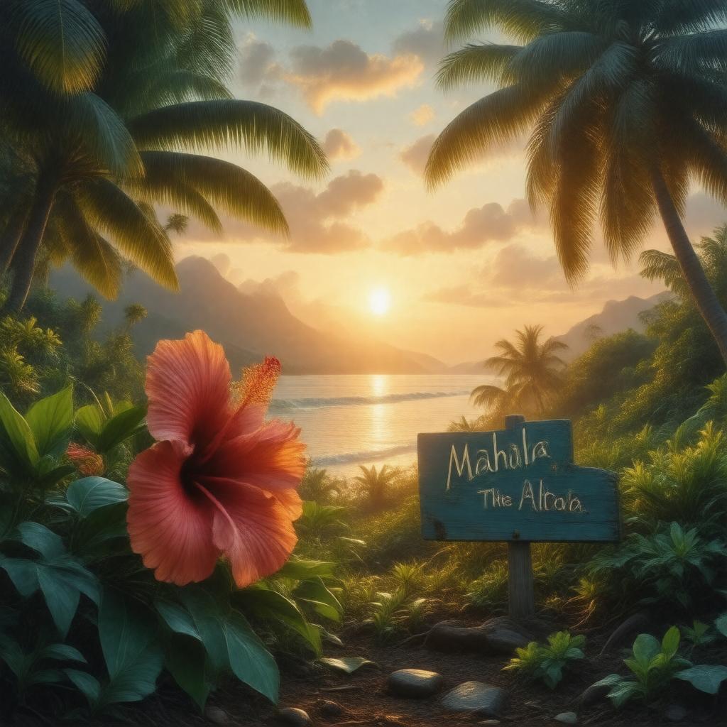 AI-created image of The Aloha State