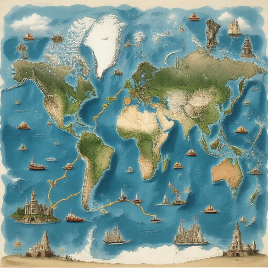 AI-created image of The Amazing Race