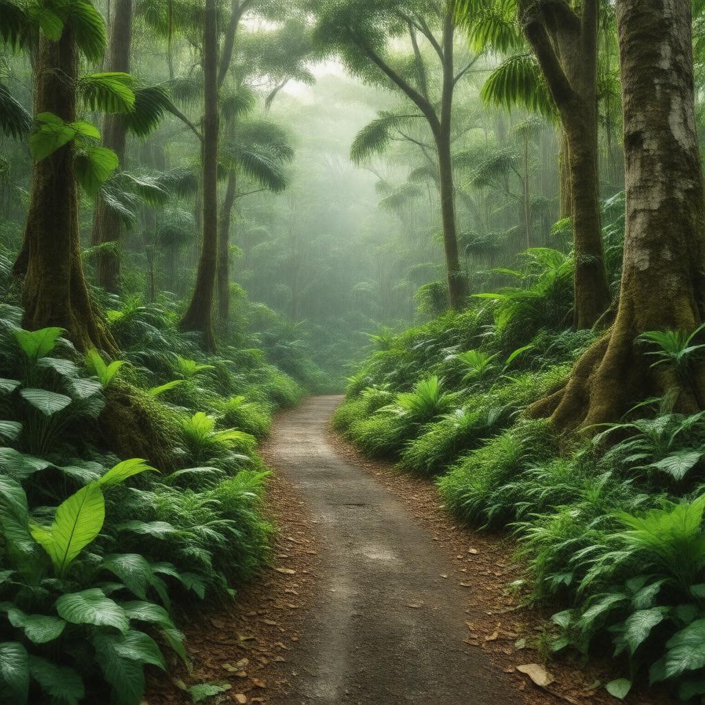 AI-created image of The Amber Forest