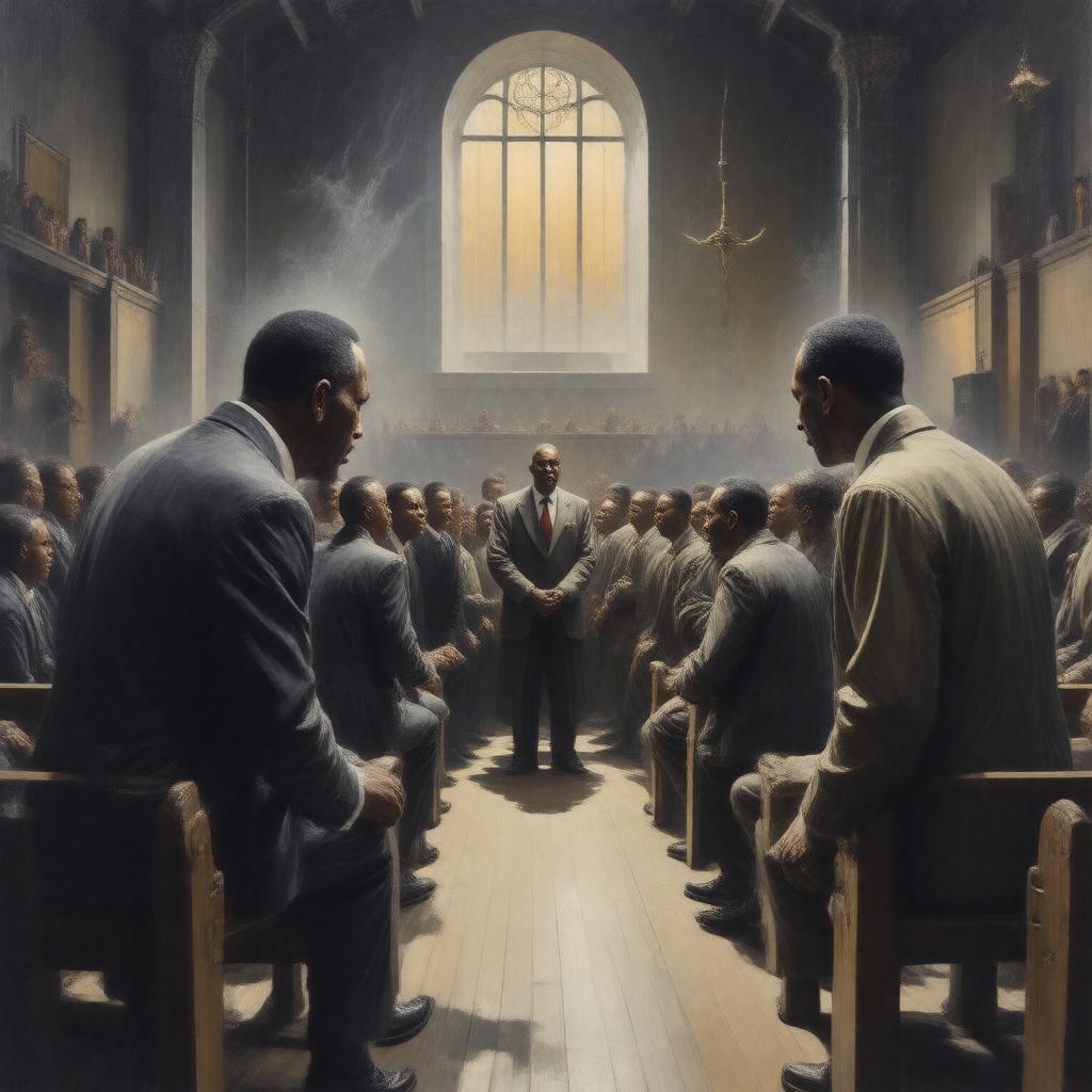 AI-created image of The Amen Corner