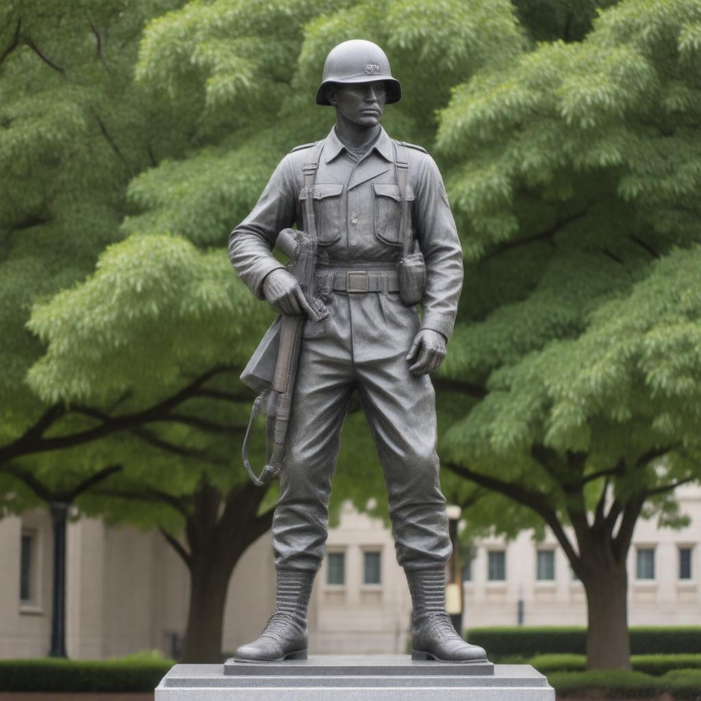 AI-created image of The American Fighting-Man