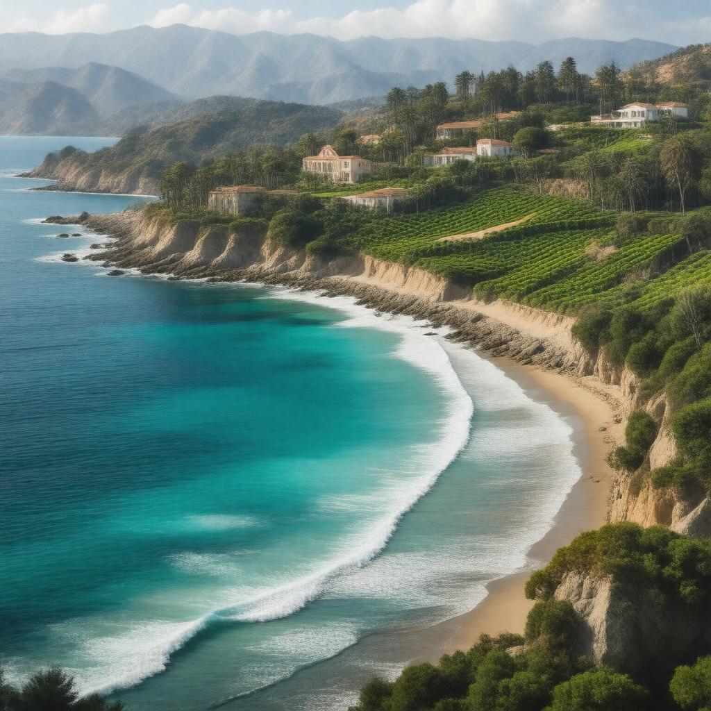 AI-created image of The American Riviera