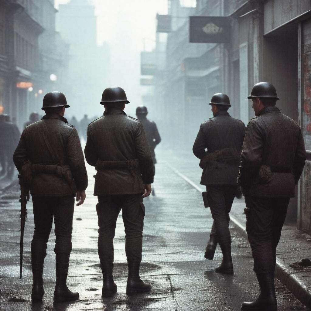 AI-created image of The American Soldier