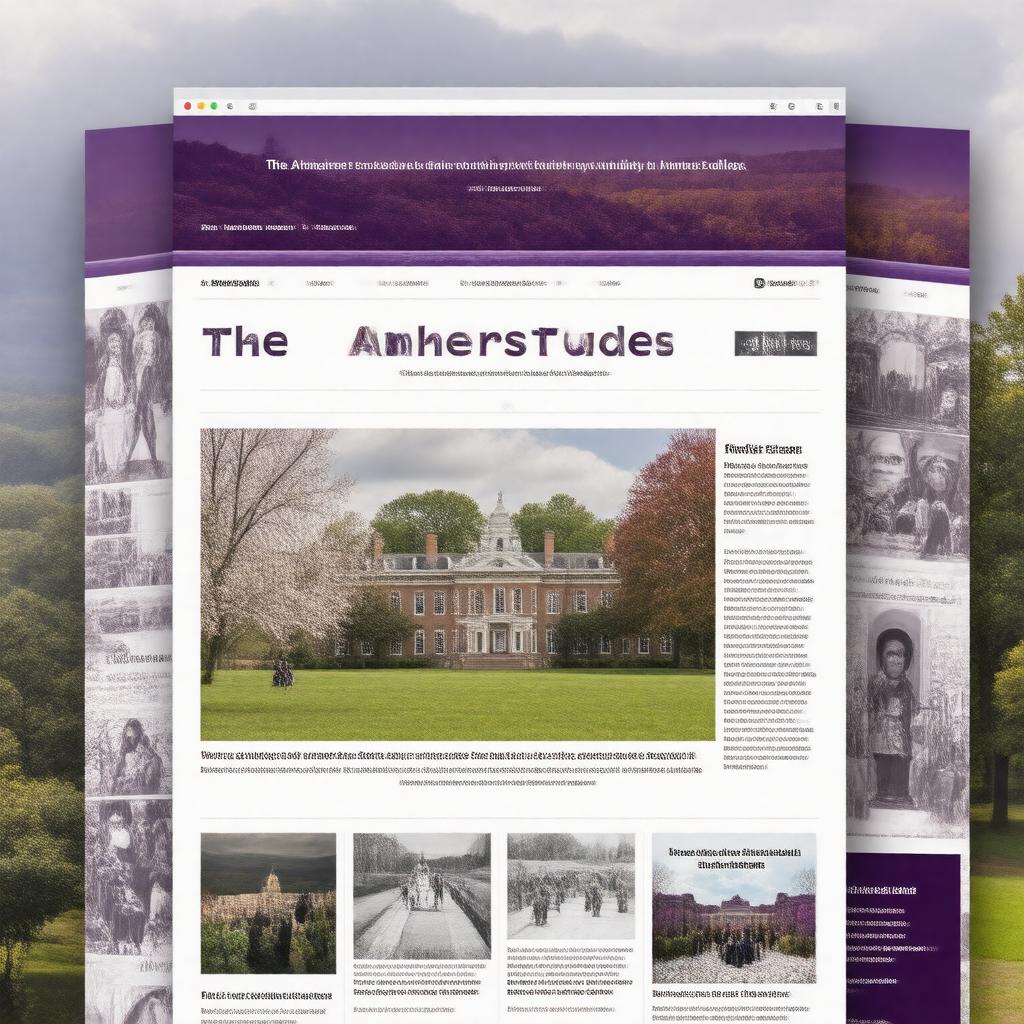 AI-created image of The Amherst Student