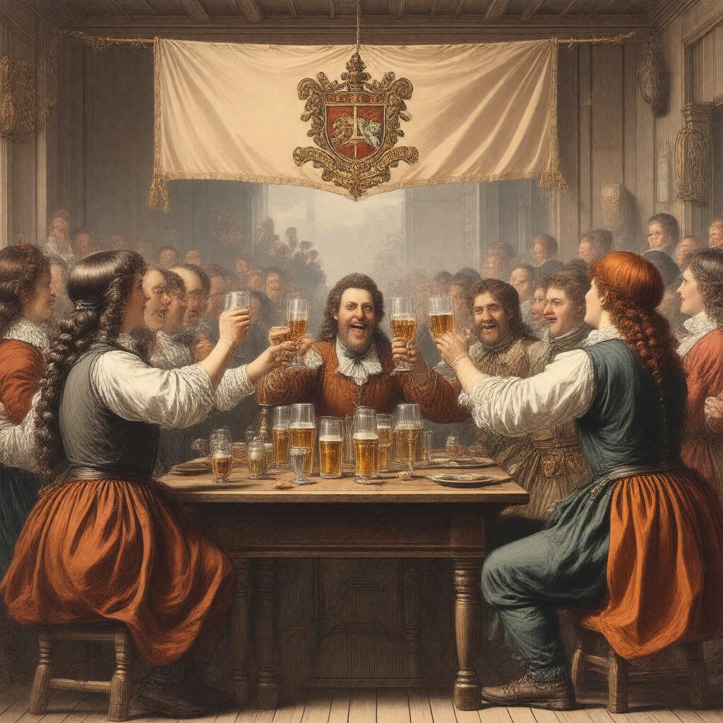 AI-created image of The Anacreontic Song