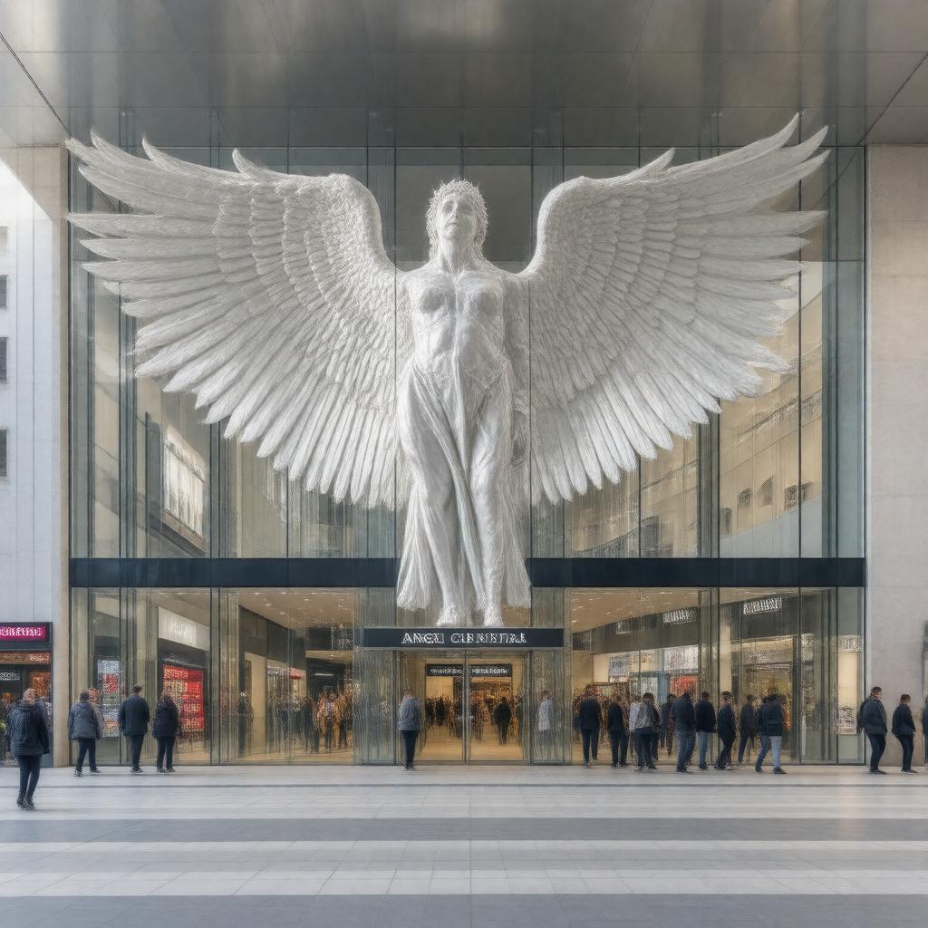 AI-created image of The Angel Central Shopping Centre