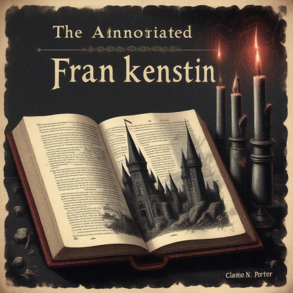 AI-created image of The Annotated Frankenstein