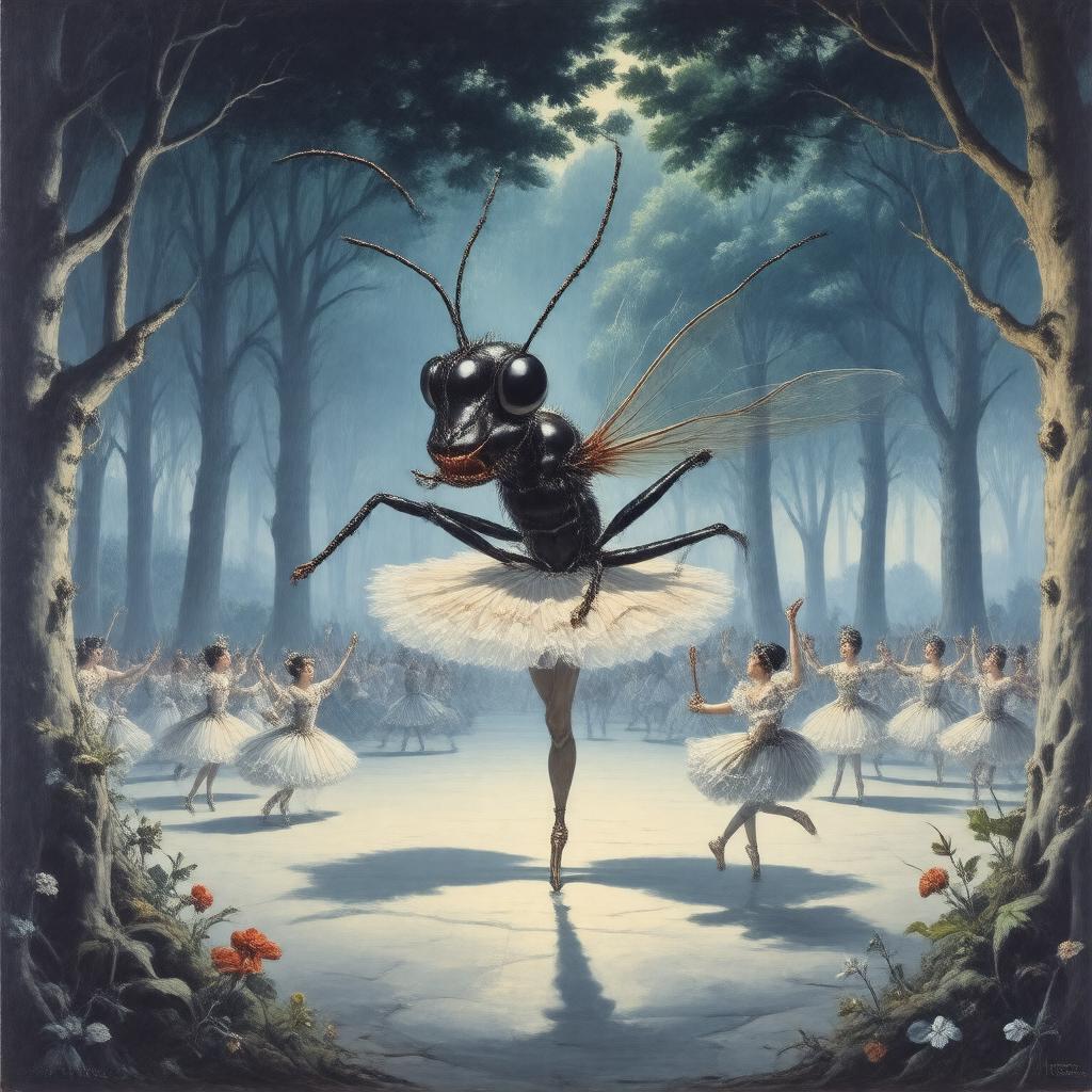 AI-created image of The Ant (ballet)