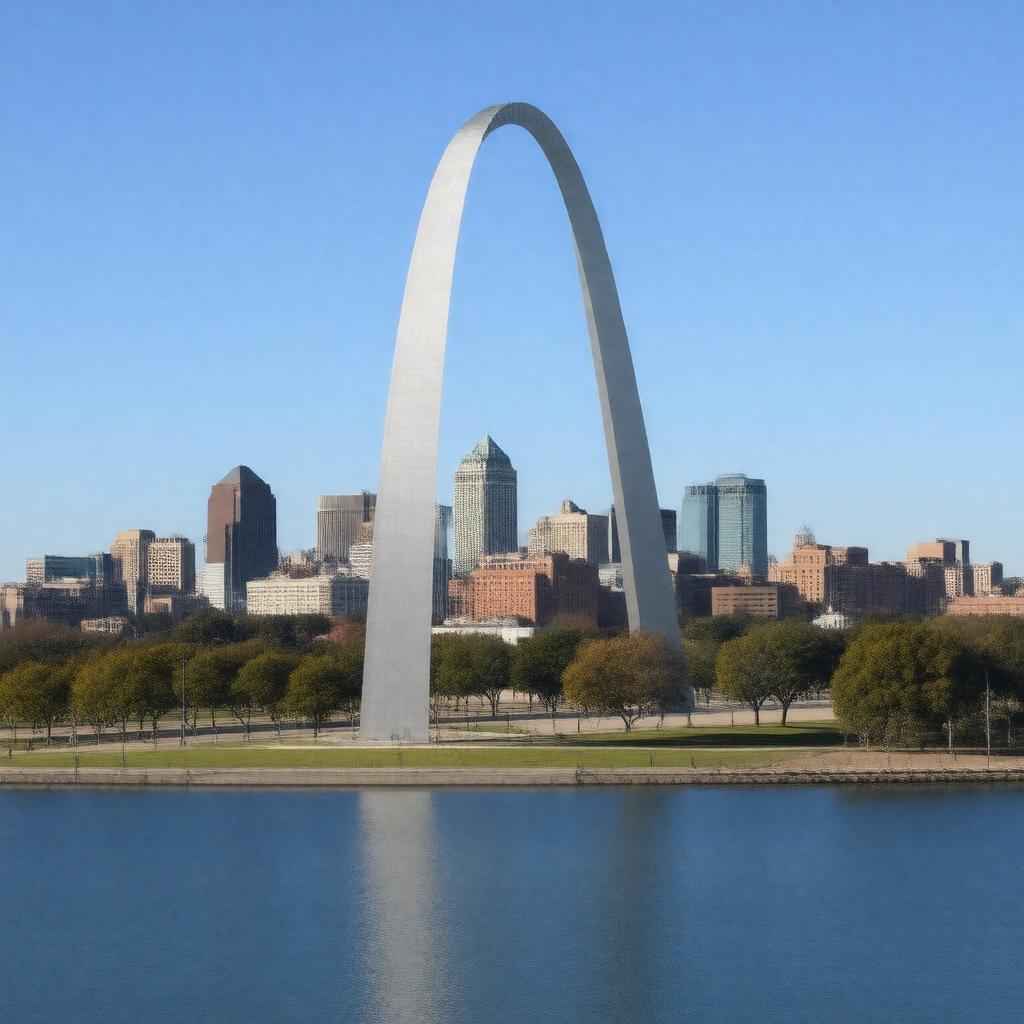 AI-created image of The Arch City