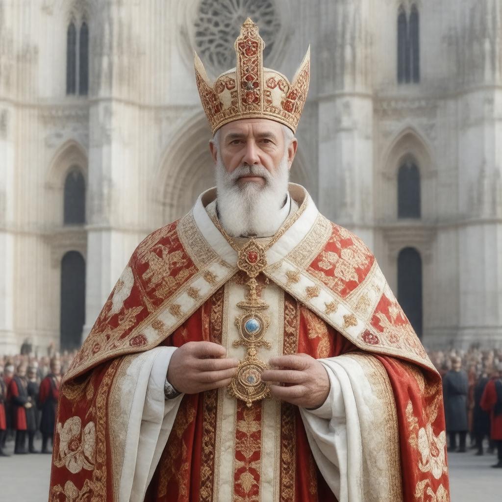 AI-created image of The Archbishop of Rheims
