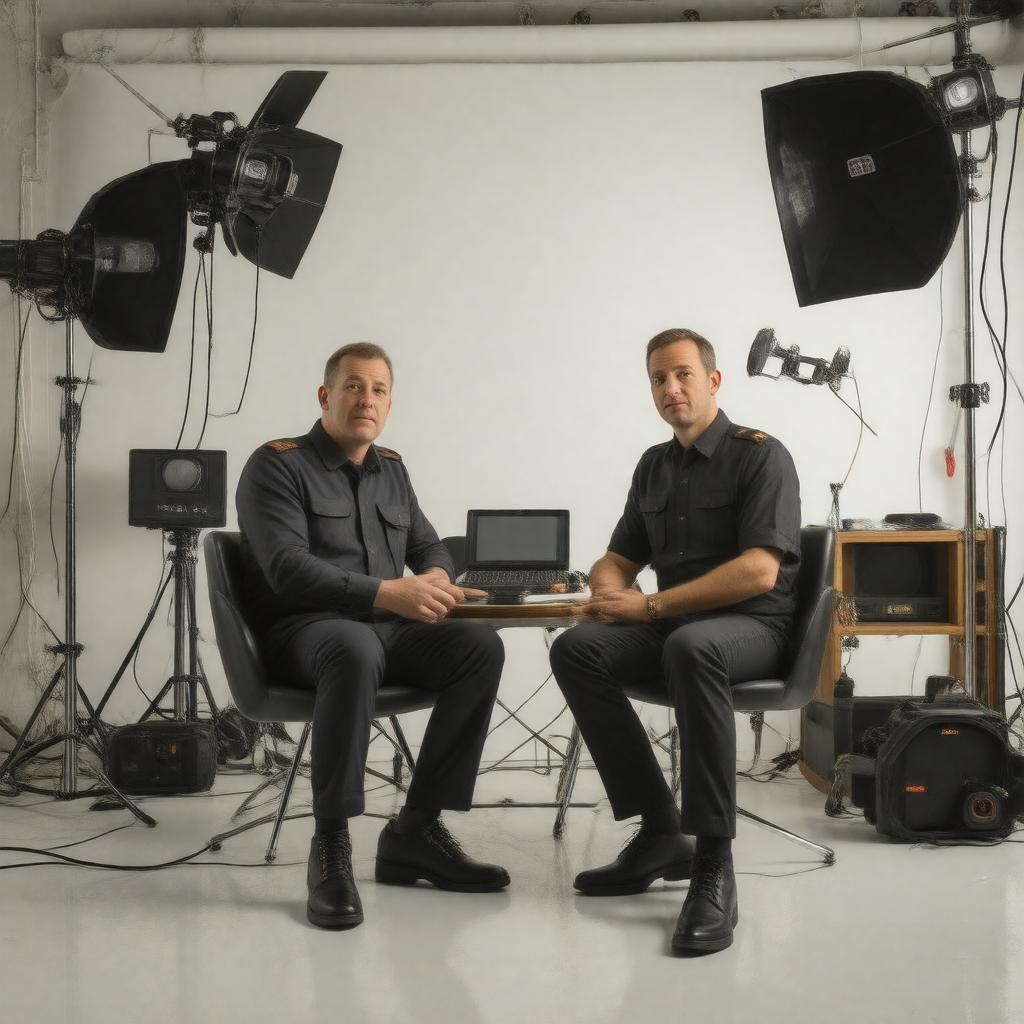 AI-created image of The Armstrong & Miller Show