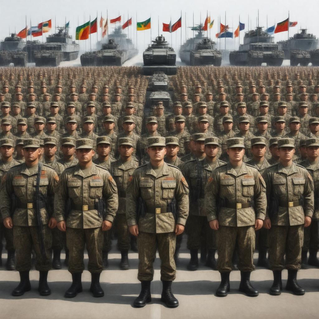AI-created image of The Army