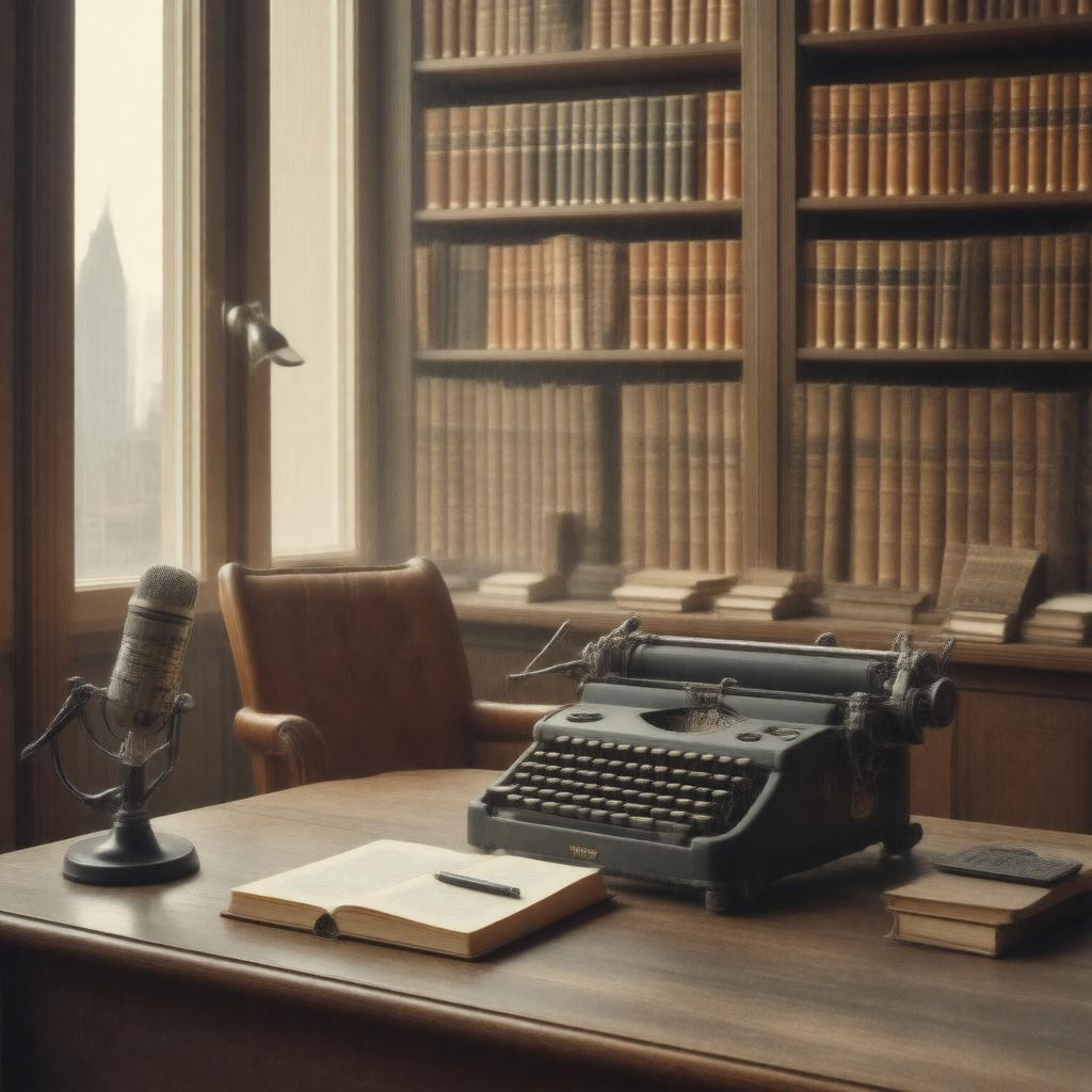 Click to view larger image AI-created image of The Art of Fiction interview series