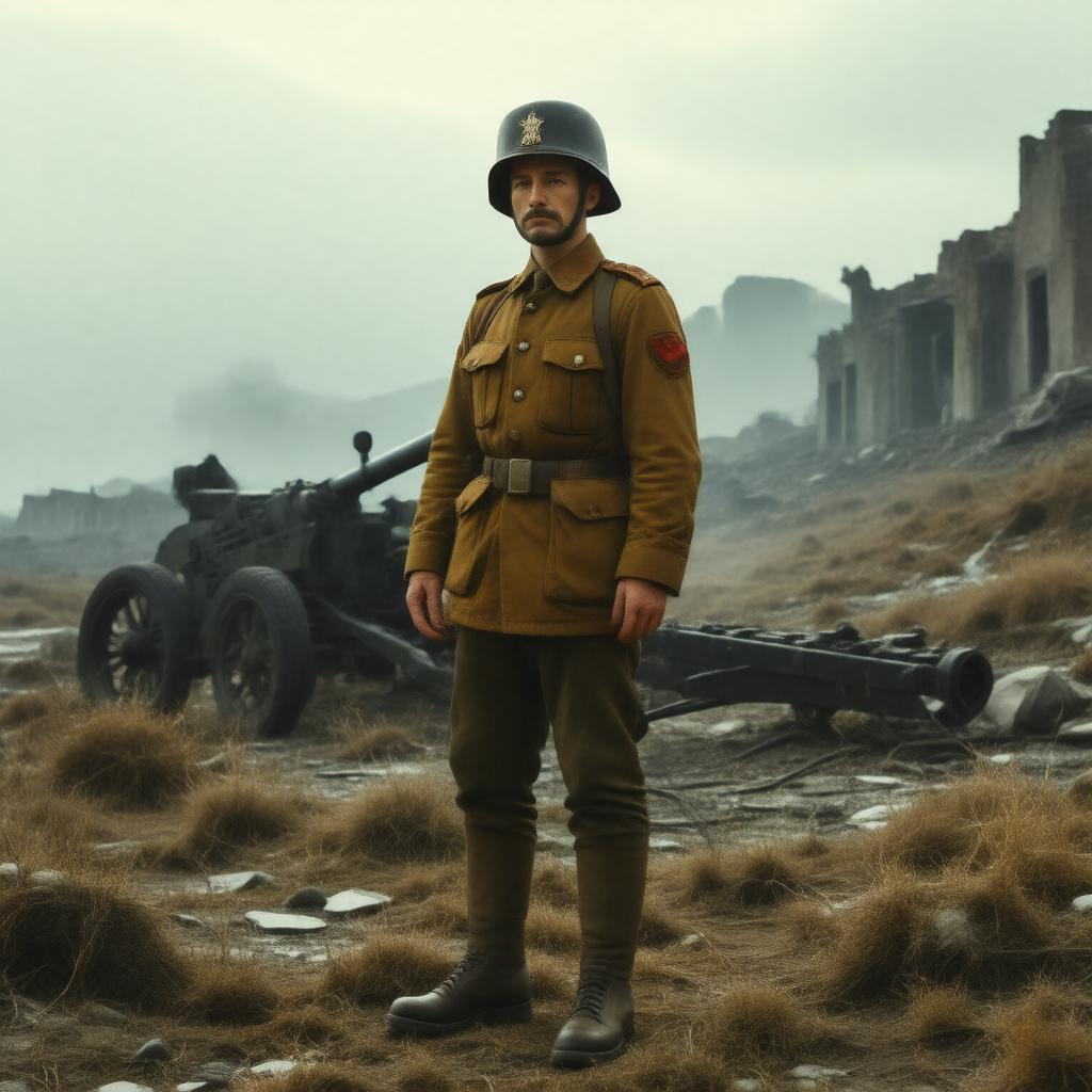 AI-created image of The Artilleryman