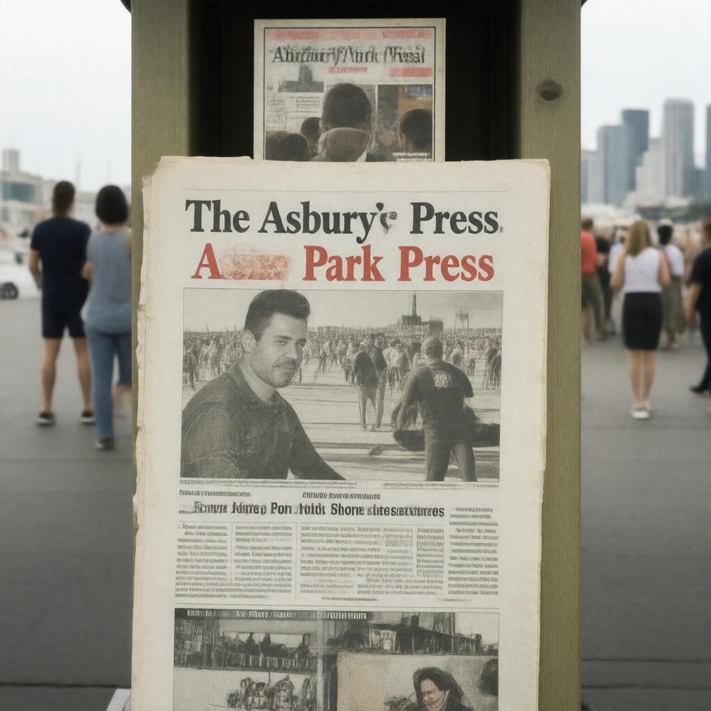 AI-created image of The Asbury Park Press