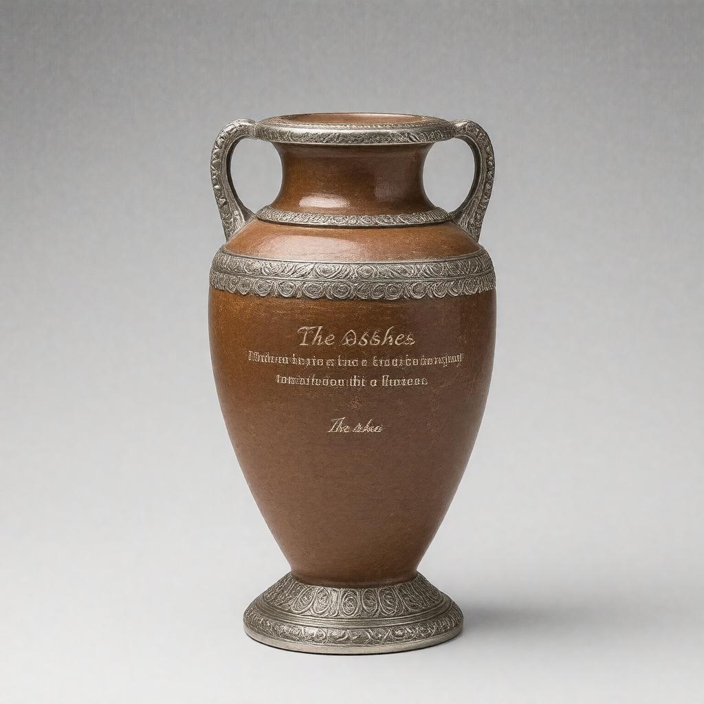 AI-created image of The Ashes urn