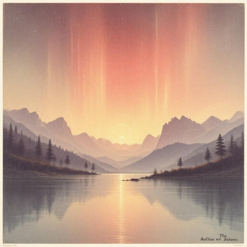 AI-created image of The Auroras of Autumn