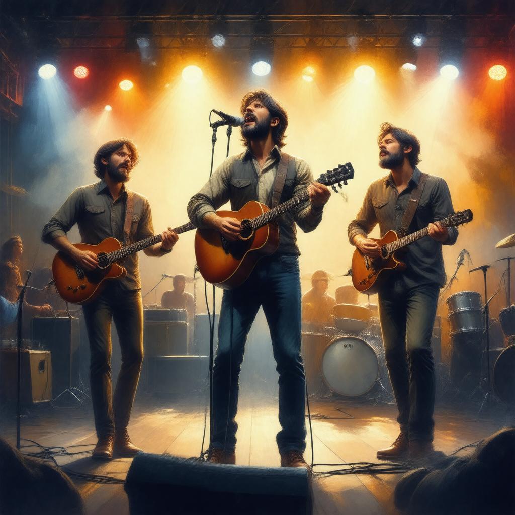 AI-created image of The Avett Brothers