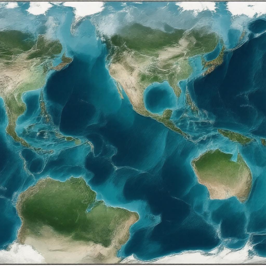 AI-created image of The Bahamas EEZ