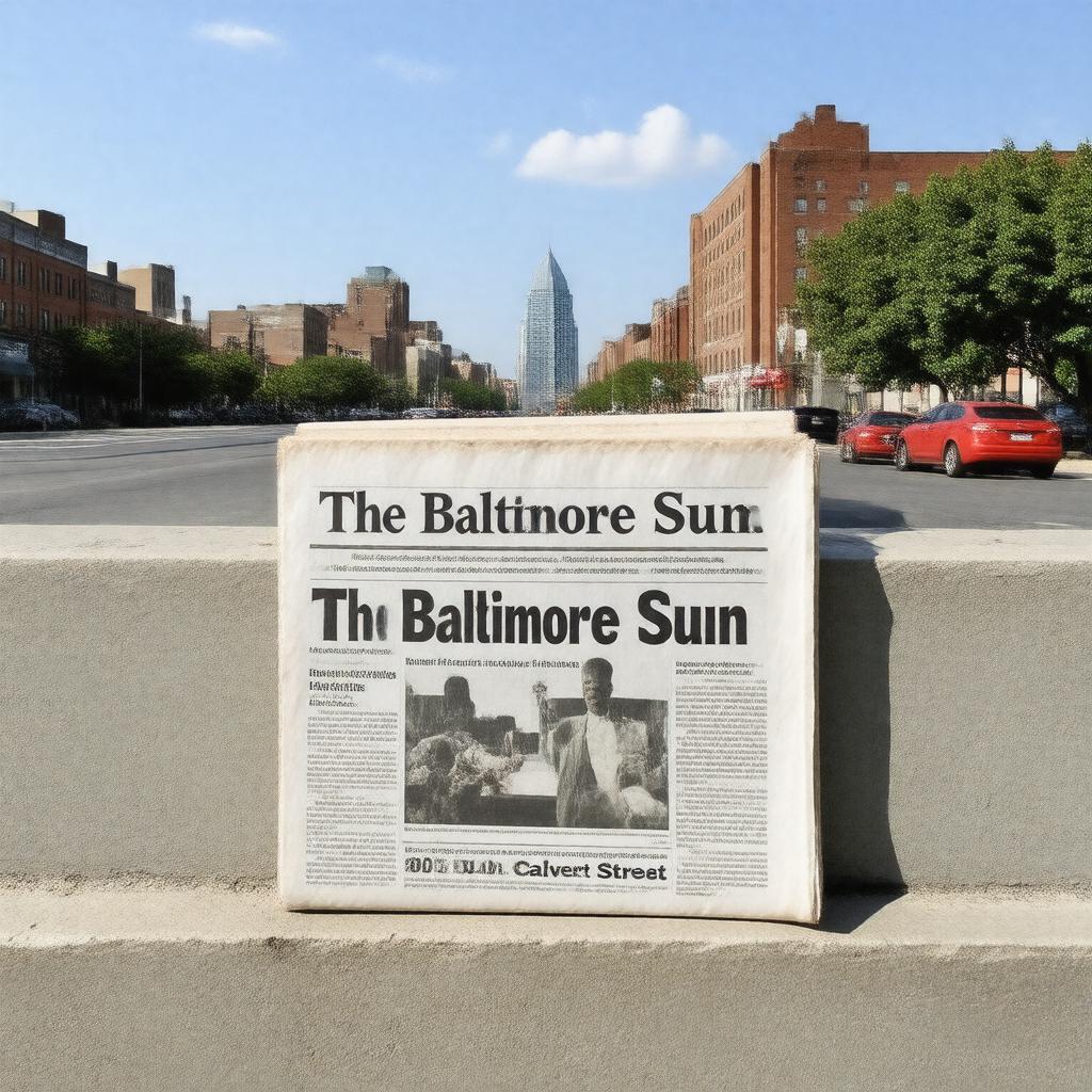 AI-created image of The Baltimore Sun