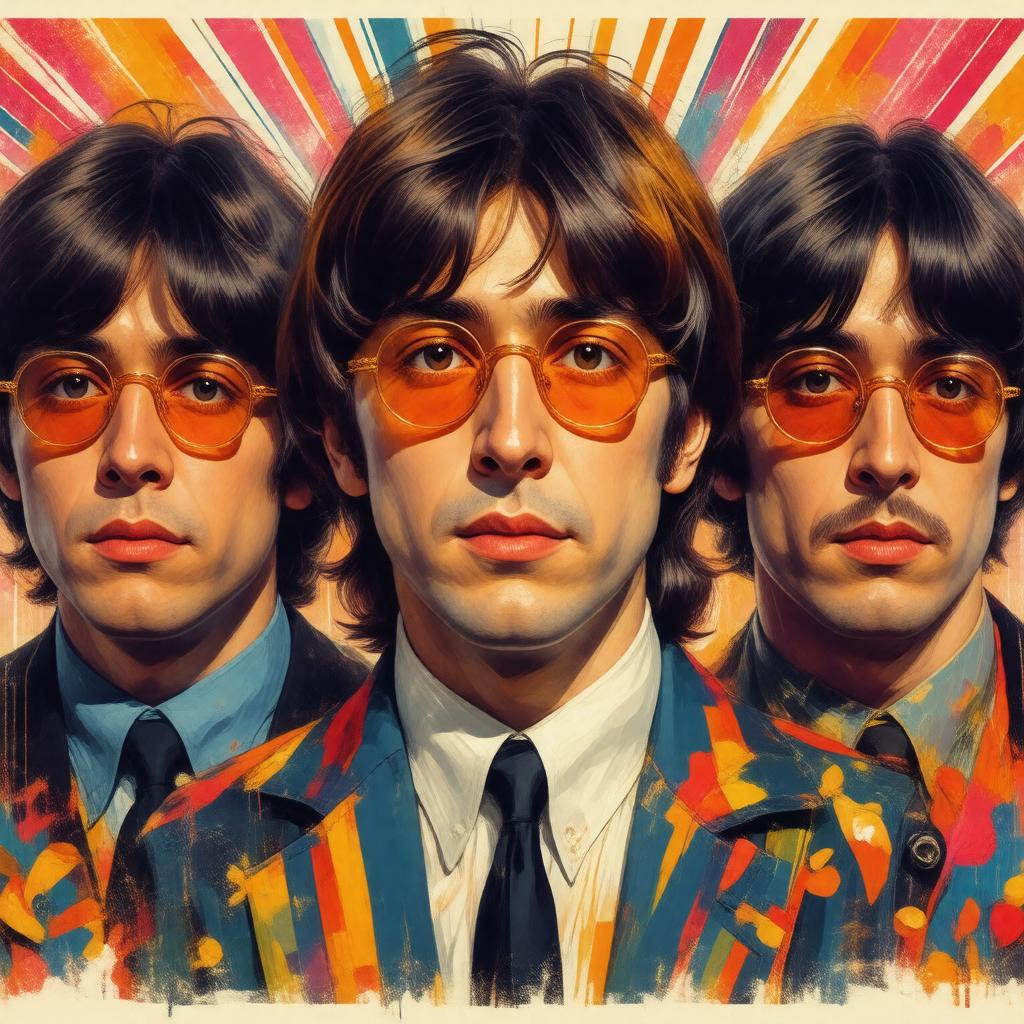 AI-created image of The Beatles