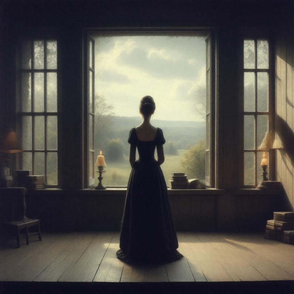 AI-created image of The Belle of Amherst