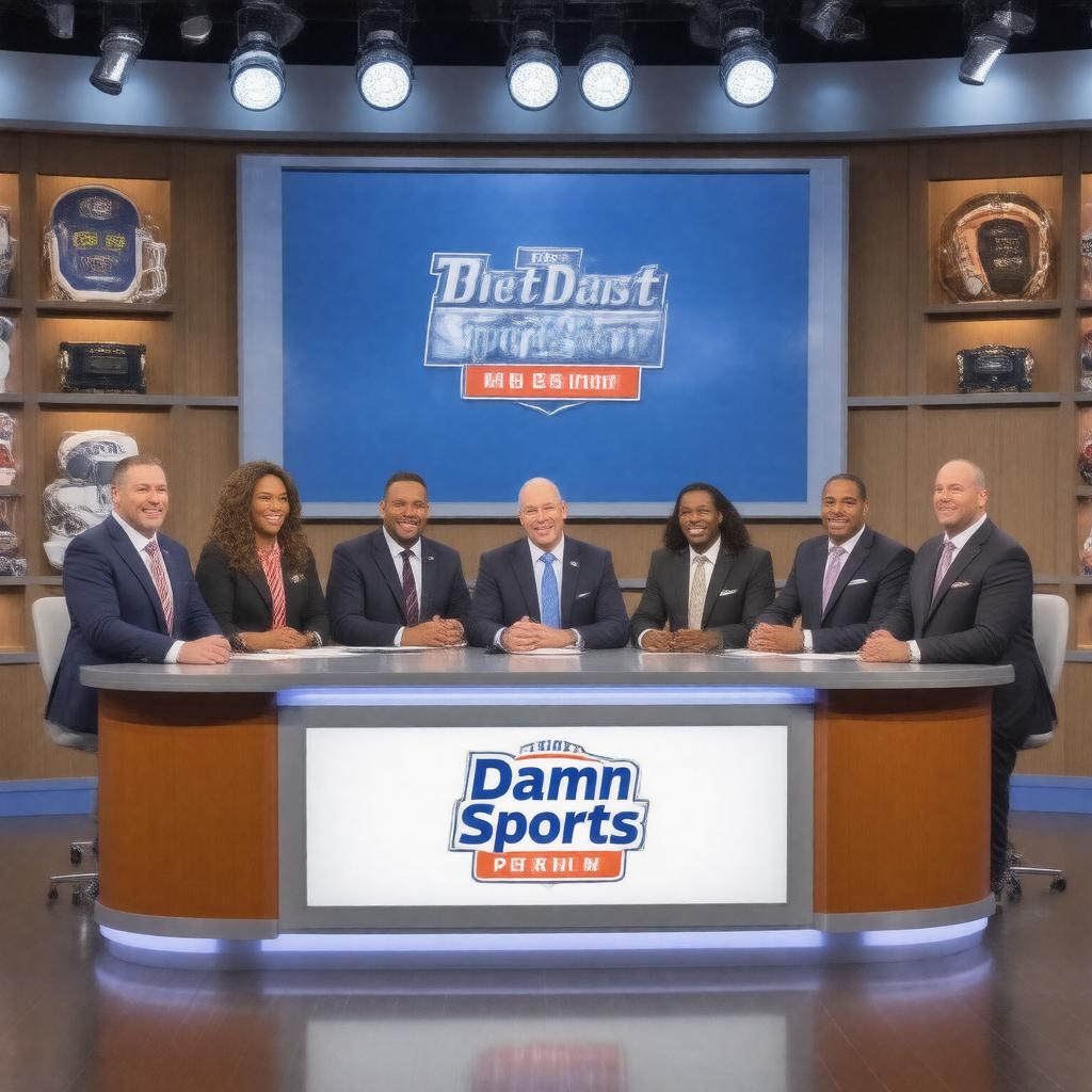 AI-created image of The Best Damn Sports Show Period