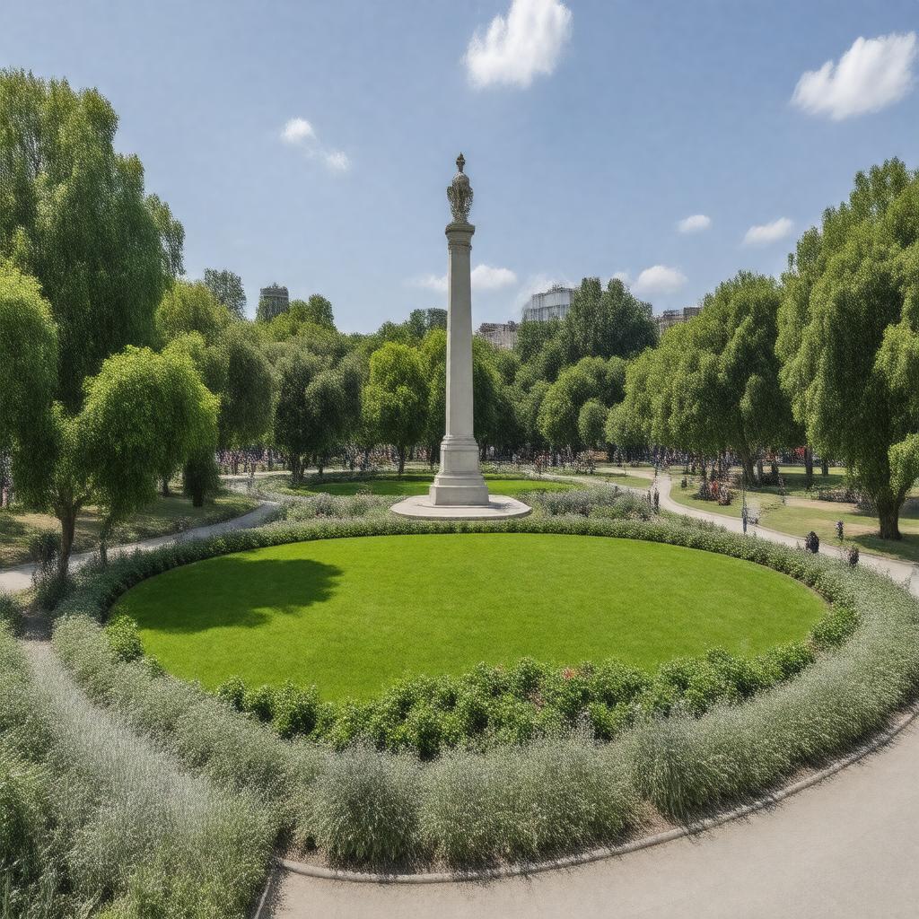 AI-created image of The Bethnal Green Gardens