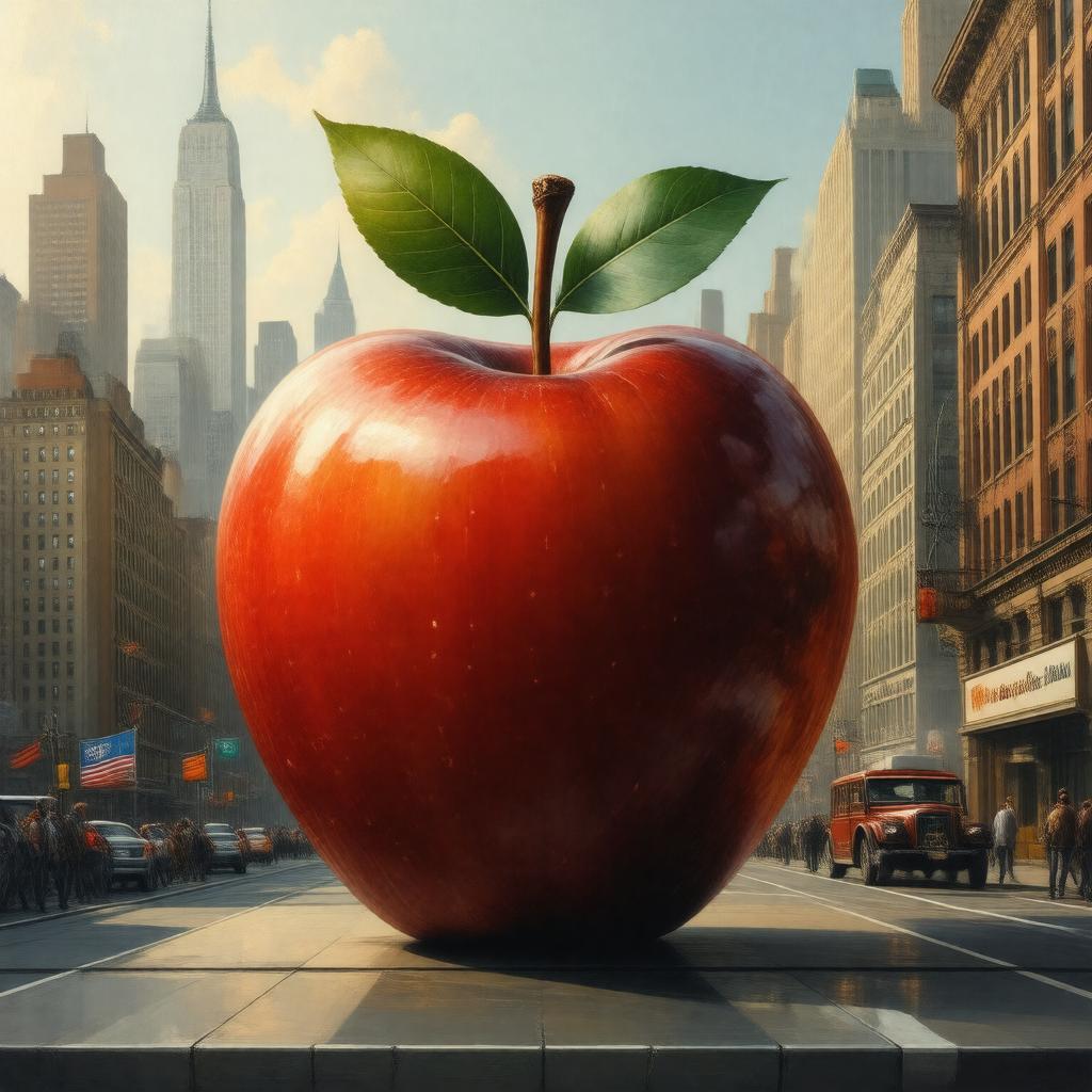 Click to view larger image AI-created image of The Big Apple