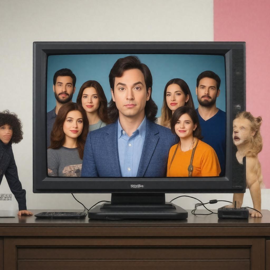 AI-created image of The Big Bang Theory (as himself)