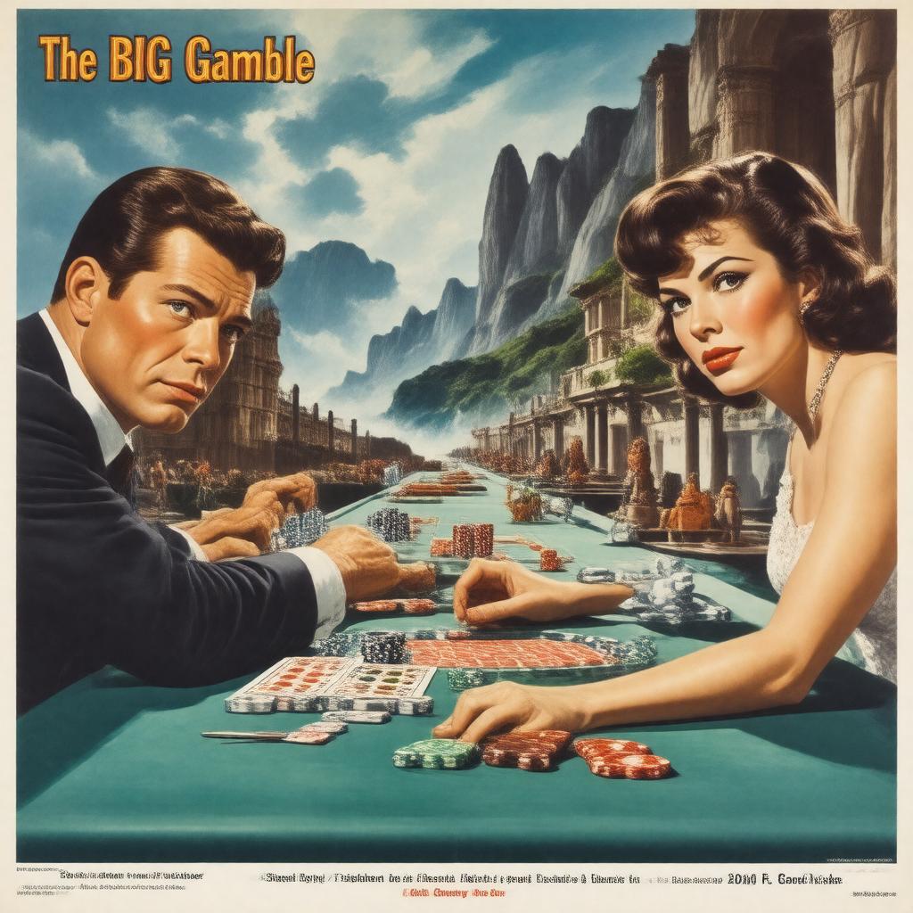 AI-created image of The Big Gamble