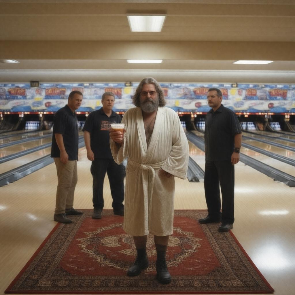 AI-created image of The Big Lebowski (film)