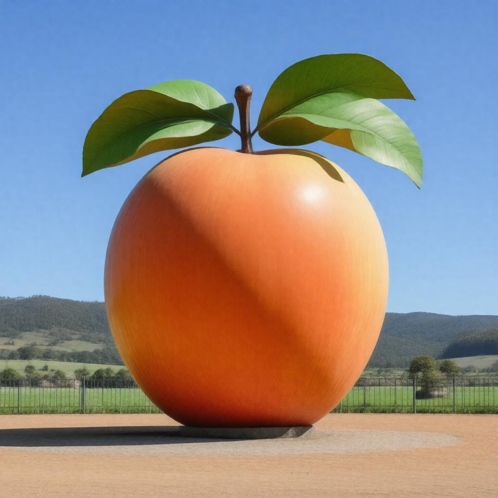 AI-created image of The Big Peach