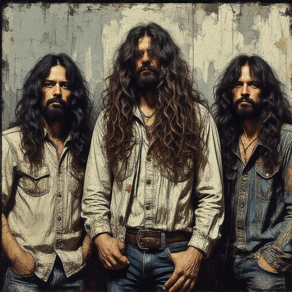 AI-created image of The Black Crowes