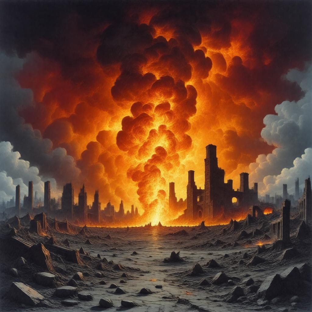 AI-created image of The Black Flame