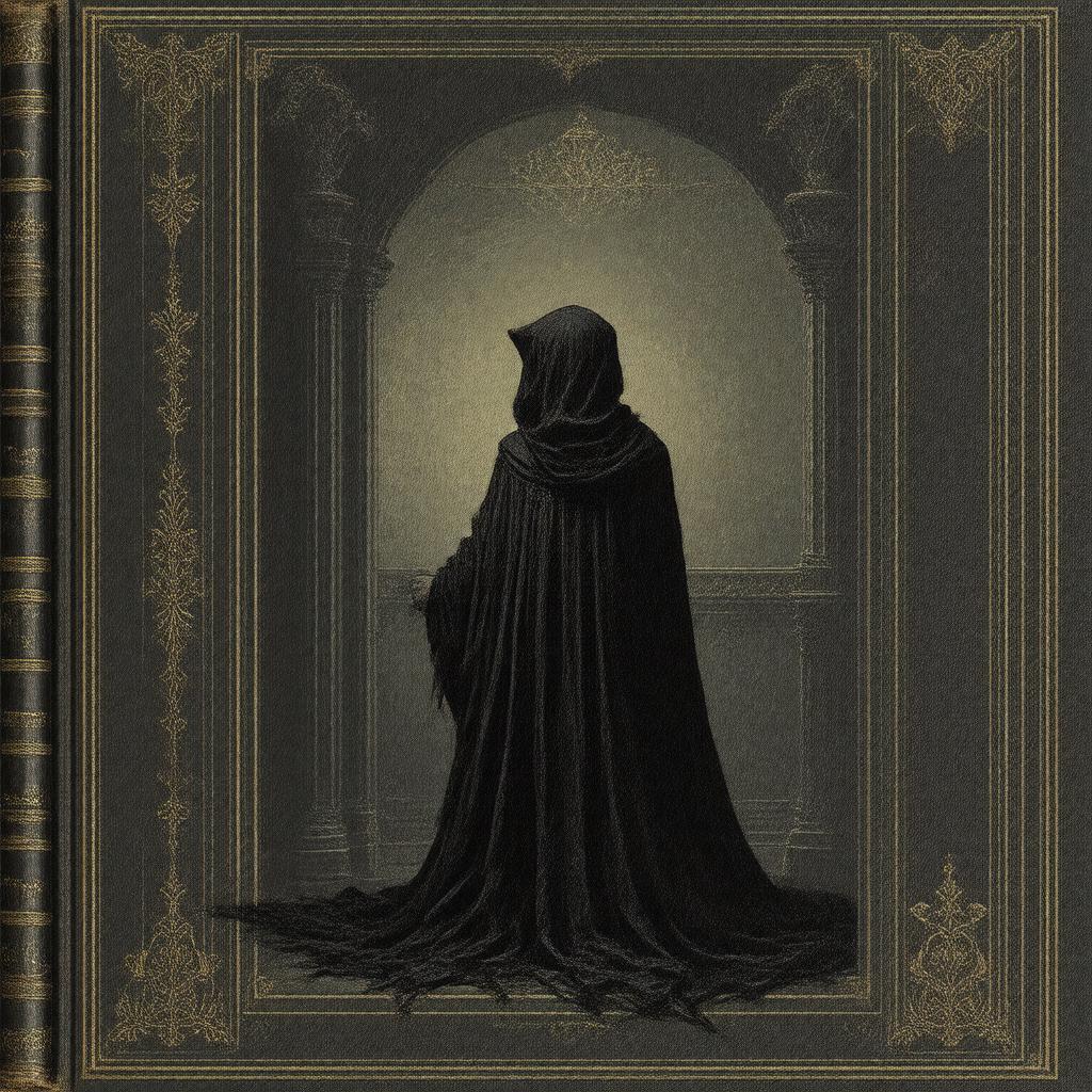 AI-created image of The Black Robe