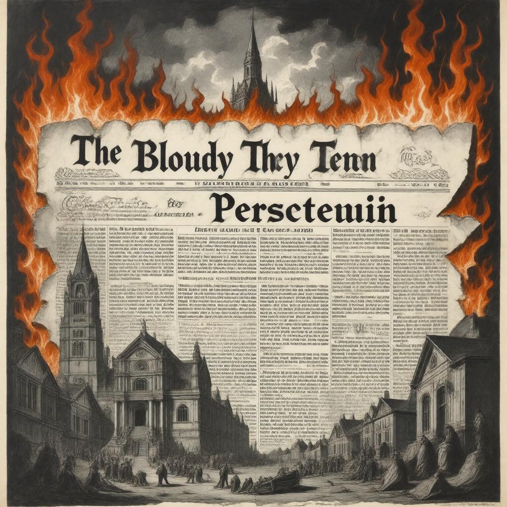 Click to view larger image AI-created image of The Bloudy Tenent of Persecution