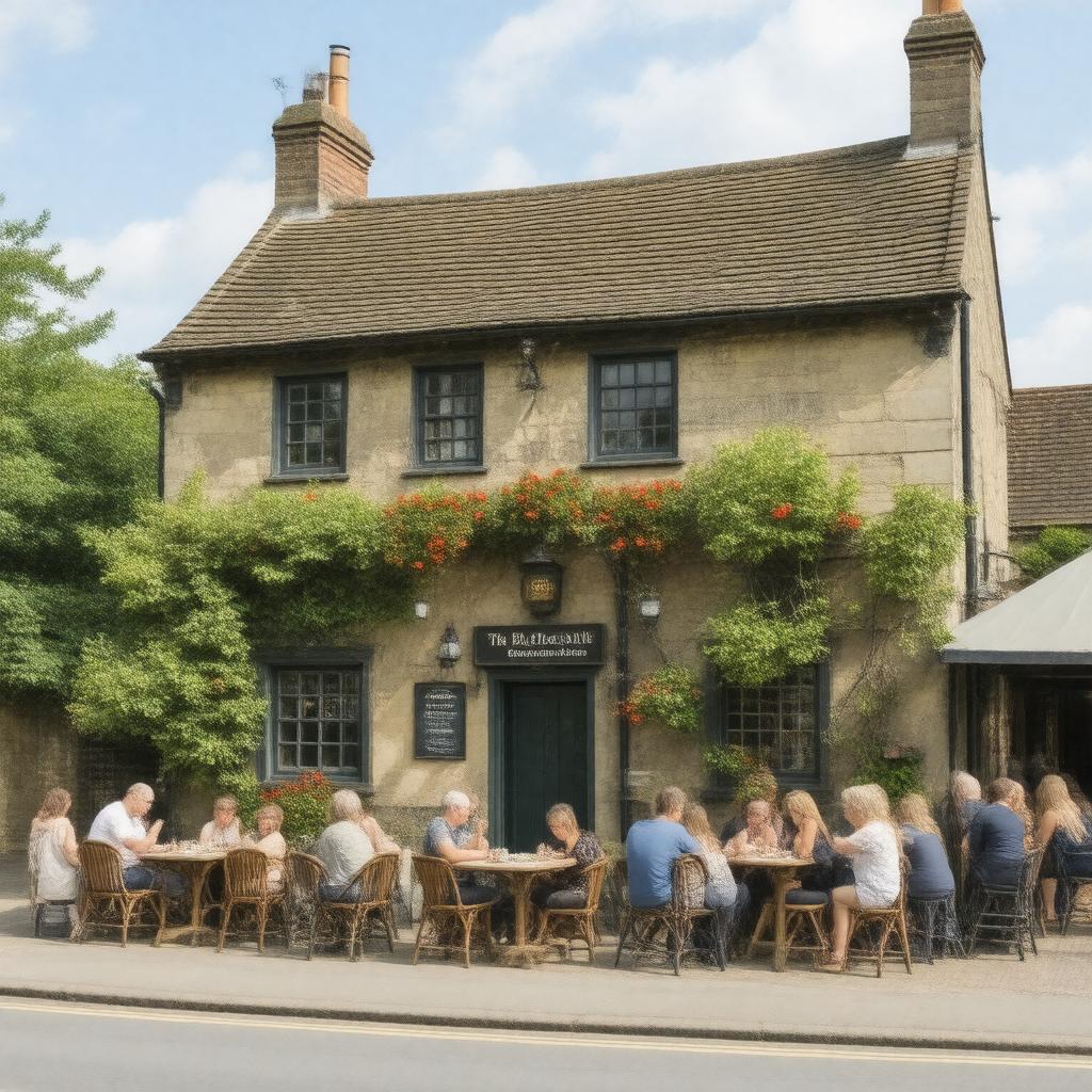 AI-created image of The Blue Ball Inn